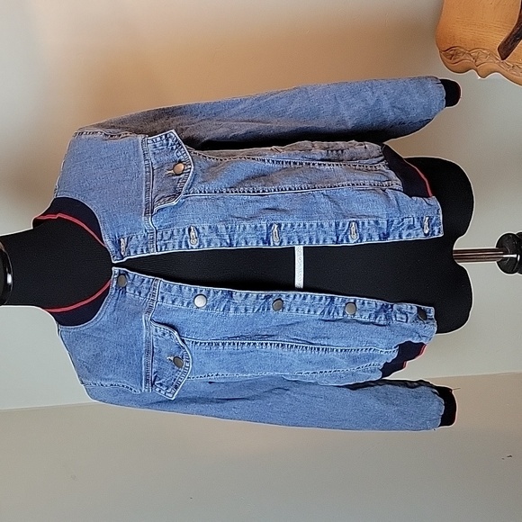 Vintage Union Bay denim 90s cargo street style jacket - Picture 1 of 5